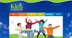 Desktop Screenshot of kids-charities.org